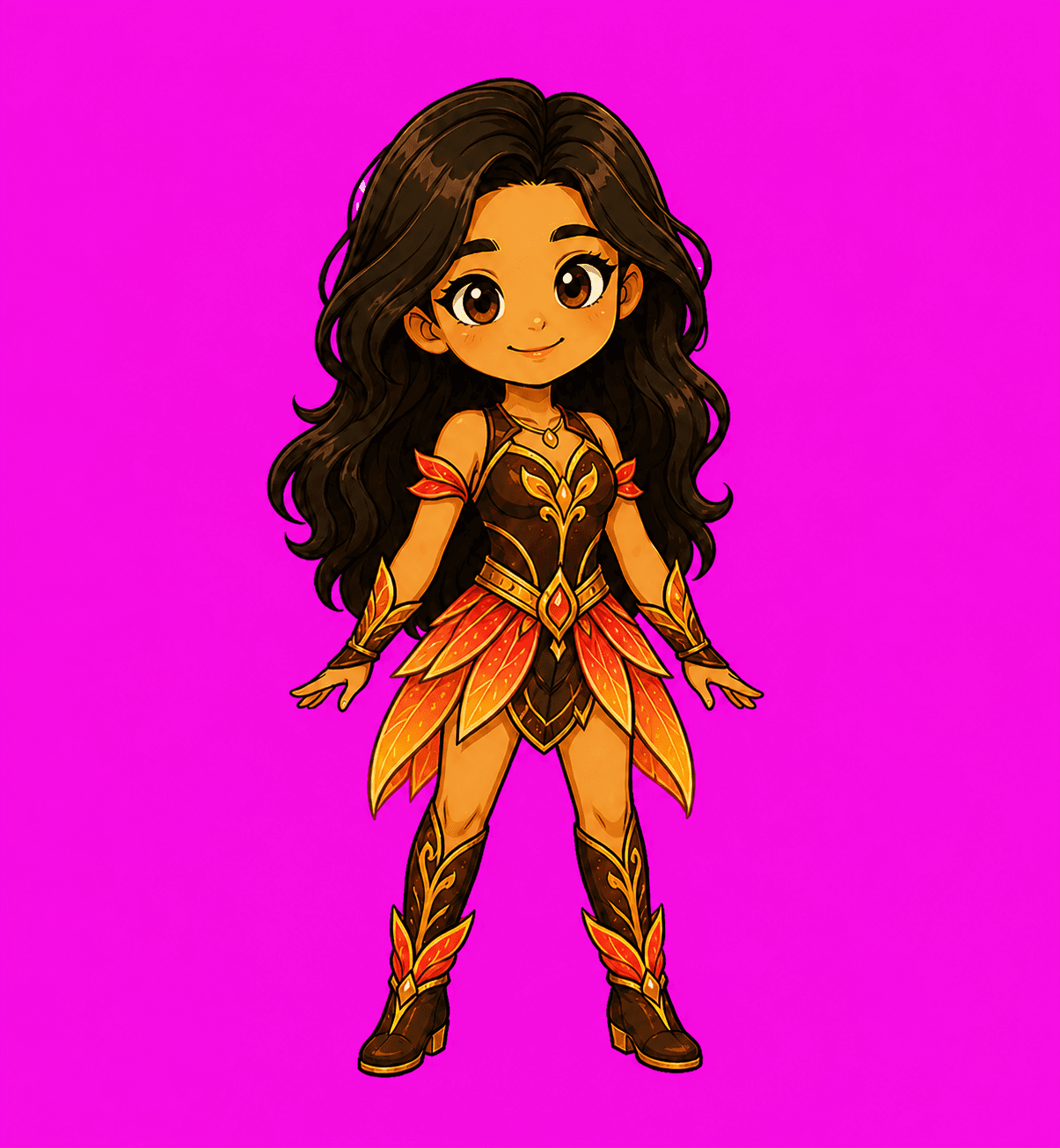 First ChatGPT-generated character direction for Astha's desktop companion.